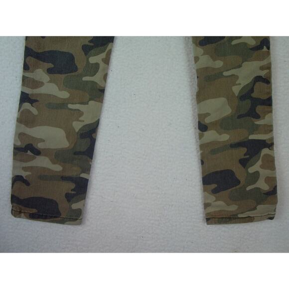 Levi’s 510 Jeans Kids 12 Regular 26X26.5 Olive Cloud Camo Denim‎ Skinny Fit - Picture 8 of 10